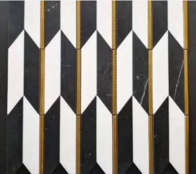 Ασπρόμαυρο Μωσαϊκό Πλακάκι