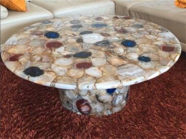 Τραπεζάκι σαλονιού Round Stone