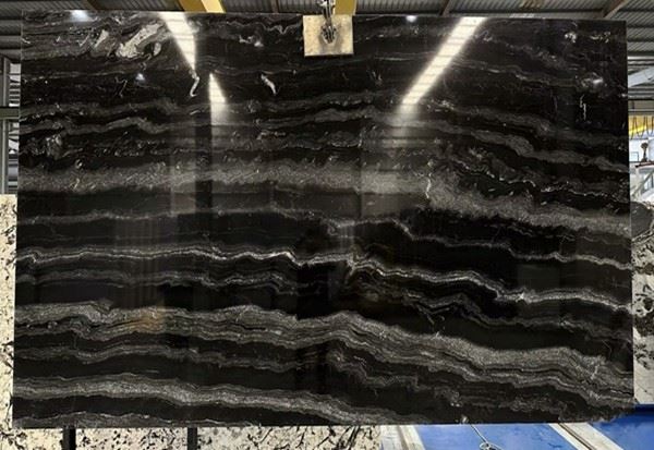 Agata Black Granite full slabs