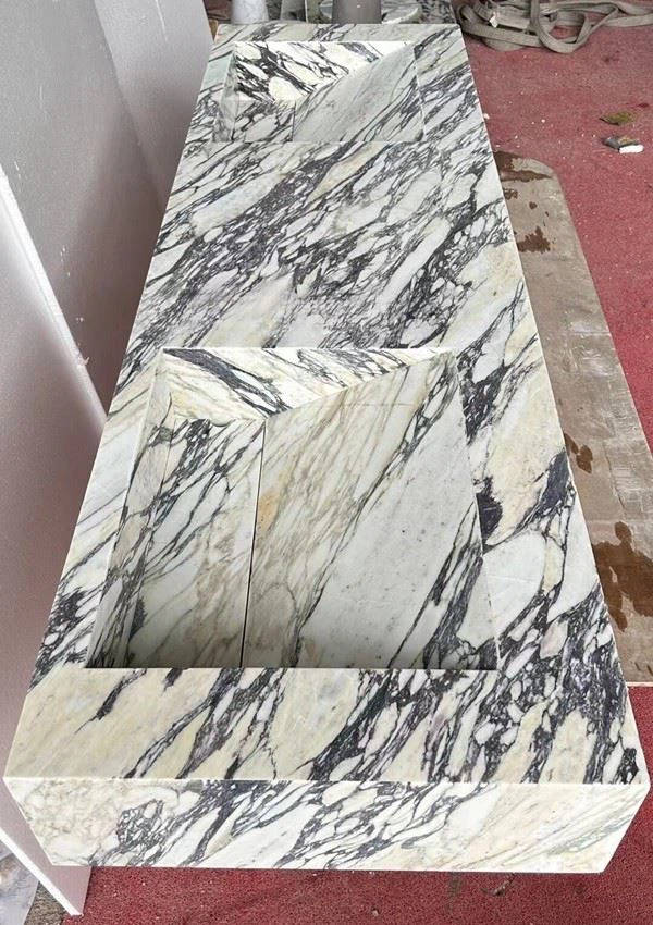 Breccia Stazzema Marble Washbasins