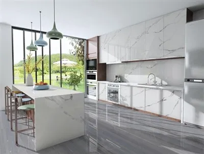 Κουζίνα Calacatta Rocky Quartz