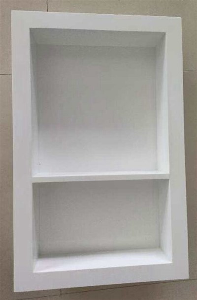 Λευκό Aritificial μαρμάρινο μπάνιο εξειδικευμένη θέση