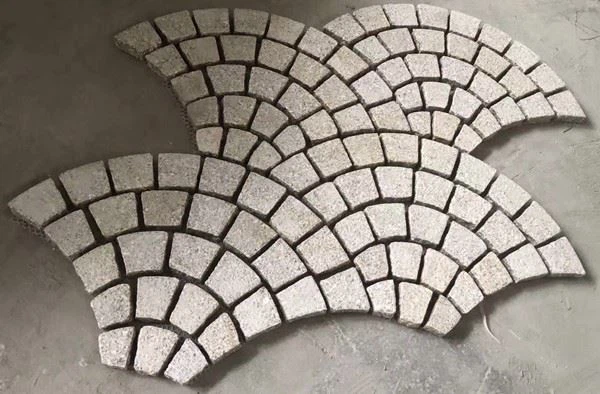 Yellow Granite Fan-shaped Floor Tile